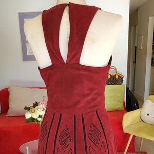 Parker leather dress